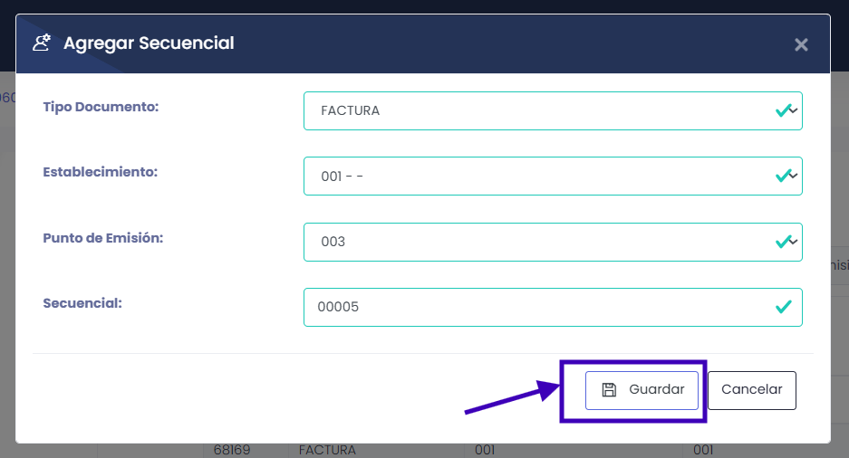 Guía rápida: Configuración de Secuenciales